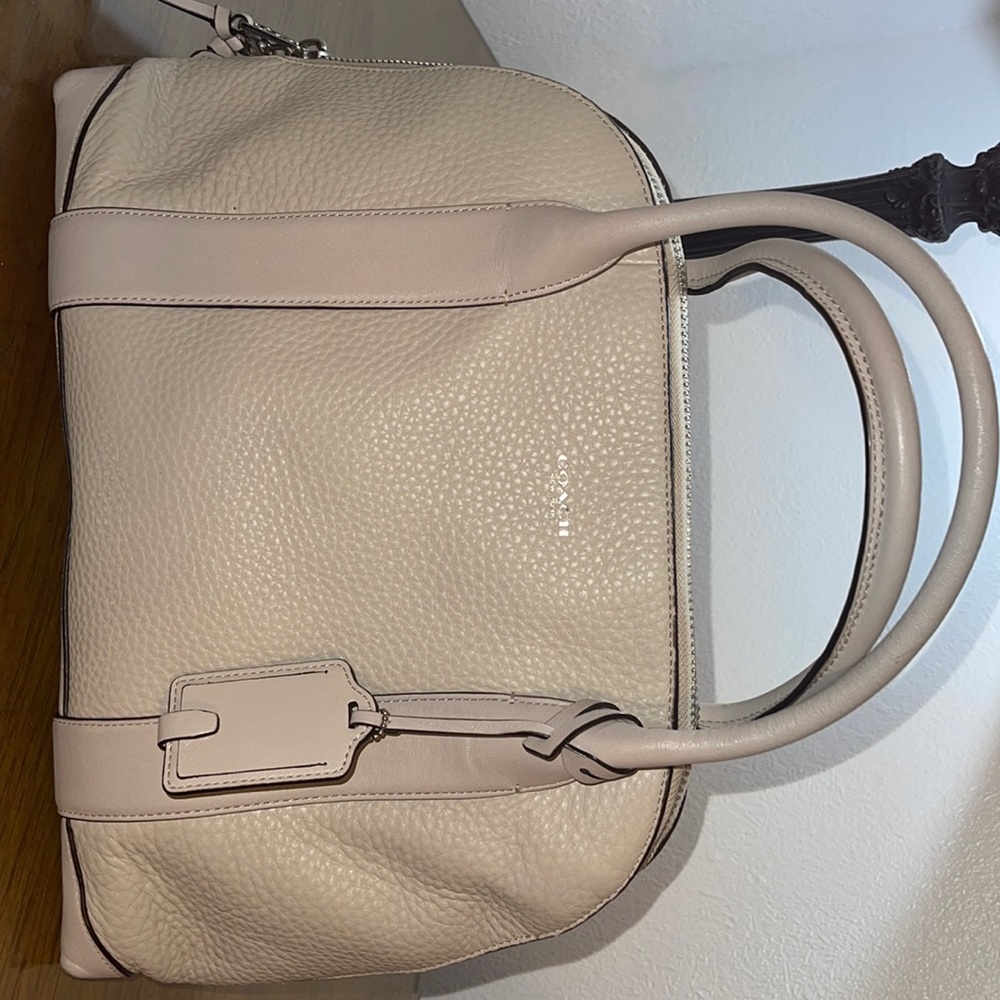 Coach bag, Cream color